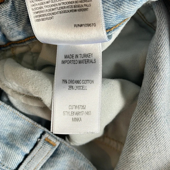 AGOLDE Minka Cargo Wide Leg In Realm Light Wash Jeans Size 27 - Picture 7 of 14